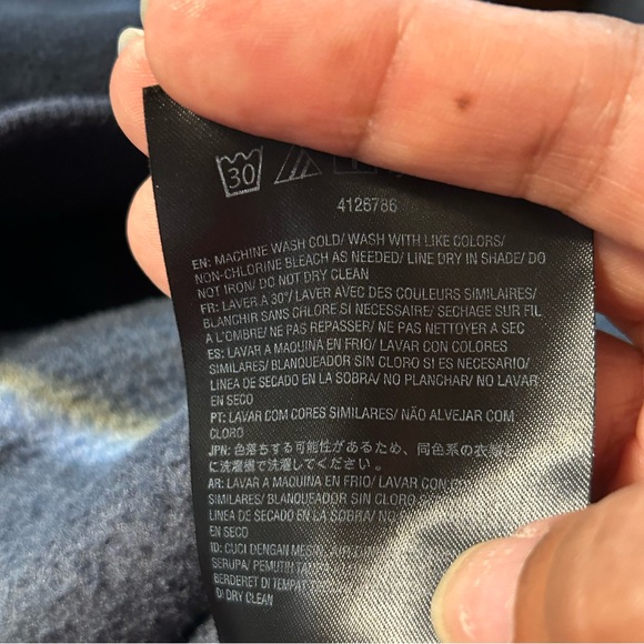 Volcom Unisex Hoodie True To This Fleece Navy Striped Cozy Pocket Navy Sz Small - Picture 7 of 10